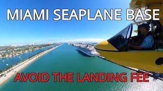 Chased by a police boat for $100 landing fee? SeaRey in Miami Seaplane Base (Flight Vlog #30)