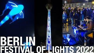 Berlin Festival of Lights 2022 - PART 1 - TV Tower & Berlin Cathedral - Walking Tour