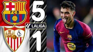  Barcelona vs. Sevilla [5-1] - Match Review (La Liga 2024/2025)