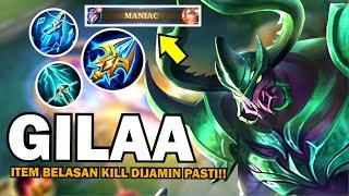 GACOR PARAH KILL BELASAN DIJAMIN MUDAH!! TOP GLOBAL ZHASK 2024 NEW BEST BUILD EMBLEM TERSAKIT MLBB