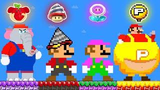 Mario All Powerups in New Super Mario Bros. Wii | Game Animation (Part 2)