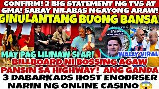 BREAKING NEWS2 BIG STATEMENT NG TV5 AT GMA SABAY NAGLABAS TODAY SA ISSUE! GINULANTANG BUONG BANSA