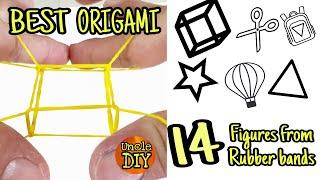 Rubberband 101 figures best ever origami rubber bands DIY trick pictures double stars