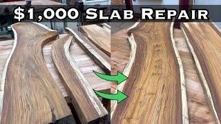 How to Fix Live Edge Slabs and All About Rosewood