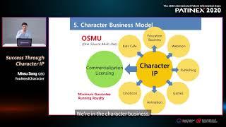 PATINEX 2020: [Case Presentation5]How to Succeed with Character IP