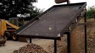 VIDEO 3 TEST -TRIAL RUN NEW DEMO SOIL WASTE SCREENER UPRATED MK3 MODEL