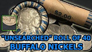 Unsearched Buffalo Nickel Roll Coin Hunt - $30 eBay Purchase Unboxing