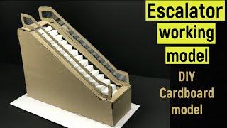 Escalator working model | science projects | escalator model making | diyas funplay | diy | how to