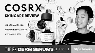 COSRX Serums Review - Vitamin C, Niacinamide, Hyaluronic Acid   (Korean Skincare 한국 스킨케어)￼