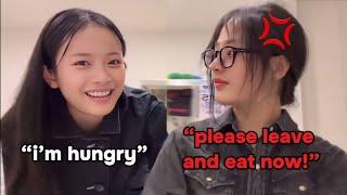 NewJeans MINJI always making sure HANNI doesn’t forget to eat (she kicked her out)