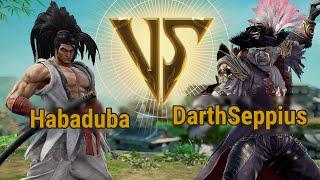 Habaduba (Haohmaru) VS DarthSeppius (Cervantes) | Soulcalibur VI