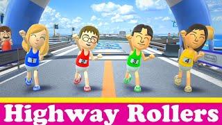 Wii Party U Highway Rollers - Luna Vs Skip Vs Hyun-woo Vs Xixi (Expert CPU)