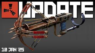 4 Shot Mini Crossbow, Hoppers, Knight Armour | Rust Update 10th January 2025