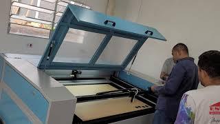 Máquina Laser 1490 100w ( 1,40x90 ) Gravando em MDF com Perfeição e Rapidez ! 11 966411826