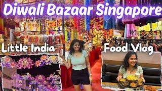 Singapore Diwali Market, Diwali in Singapore, Indian Food in Singapore, Singapore Shopping Vlog