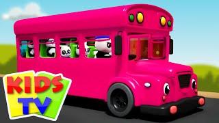 Wheels on the Bus - Fun Learning Nursery Rhymes & Kid Songs