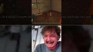 Pedro Pascal Crying for Solaire of Astora [Dark Souls]