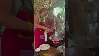 Thai Cooking Class ️ #thaicooking #thaifoodlover #thaifood #thailand #chiangmai #travelthai