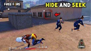 Clash Squad HIDE and SEEK with Amitbhai, XMania and Pahadi Funny Gameplay - Garena Free Fire