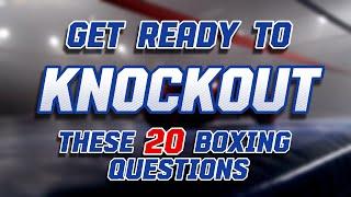 KNOCKOUT BOXING QUIZ #quizzes #quiz #boxing #sport #sportquiz #sports