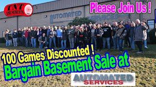 #1826 Special BARGAIN BASEMENT Arcade Game/Pinball Machines at Automated Services in Milford Ct