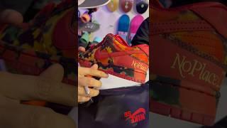 Nike SB Dunk Low Wizard Of Oz being cut by Irving #nikesb #nikedunk #nikedunks #wizardofoz