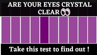 How good are your eyes  | Color test | Find the odd colour out