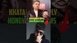 YO YO HONEY SINGH FAN'S KHATARNAAK REPLY TO BADSHAH #honeysingh #shorts #badshaah #ytshorts #maniac