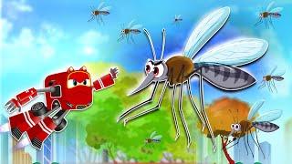 Supercar Rikki STOP the Giant Mosquito from Destroying the City!