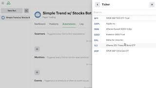 Simple Trend Trading with Stocks Bot