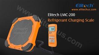 Elitech LMC-200 Electronic Refrigerant Charging Scale with Handheld Remote