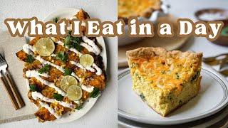 What I Eat in a Day with Recipes!