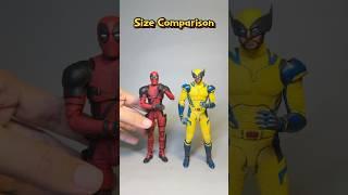 Figures Comparison with SHF Wolverine #shfiguarts #wolverine #deadpool #actionfigures #marvel