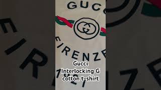 Gucci Interlocking Gcotton t-shirt #gucci #guccitshirt #gucciinterlock #guccimen #guccitshirt #gucci