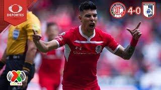 Resumen Toluca 4 - 0 Querétaro | Apertura 2018 - Jornada 14 | Televisa Deportes