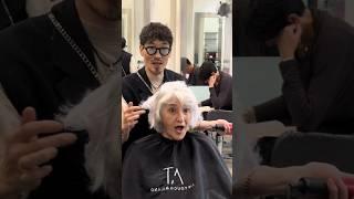 Short CASCADE AFTER 75 YEARS: Youth at any age! #cascade  #hairstyle #haircut