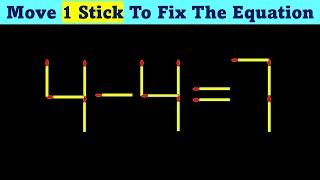 Matchstick Puzzle - Fix The Equation #matchstickpuzzle #simplylogical