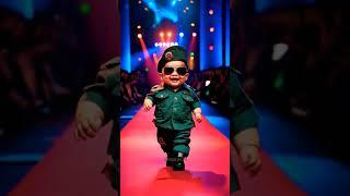 Adorable Baby Fashion Show | Army Custom #trending #popular #shorts