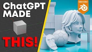 How To Use ChatGPT 4 With BLENDER! - (Blender AI ChatGPT Tutorial 2023)