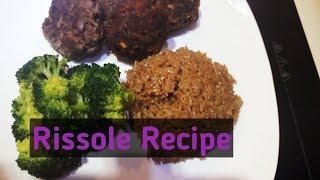 How to make Rissoles..Simple Recipe for lunch, dinner and BBQ party..