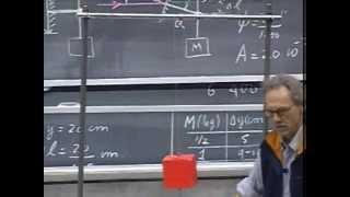 Lec 26: Elasticity and Young's Modulus | 8.01 Classical Mechanics, Fall 1999 (Walter Lewin)