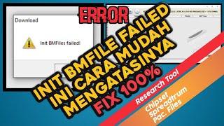 Mengatasi Error Pada Research Tool Init BMFiles Failed | 100% Worked