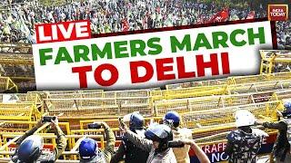 Farmers Protest LIVE: Shambhu Border Tensions as Farmers March to Delhi | India Today LIVE