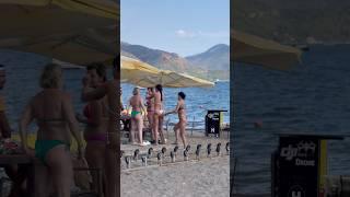 People Enjoying the Best Holiday at Marmaris Beach ️