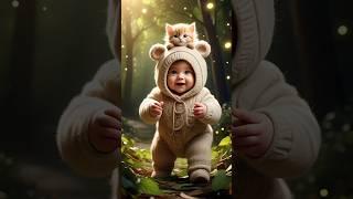 Tiny Feet, Giant Mindset – The Sigma Baby Moves #viral #cute #babybuns #babyab #babyleo