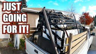 Dumpster Diving Street Scrapping - Filling up Fast!