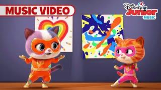 SuperKitties "I Heart Art" Song | @disneyjr