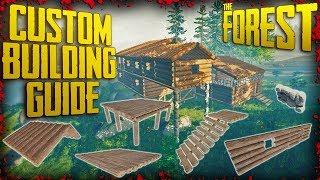 Custom Building Guide 2017 - 50+ Tips & Tricks (v0.70) | The Forest