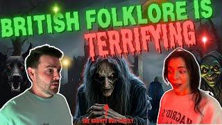 AMERICANS REACT TO 10 SCARY BRITISH FOLKLORES AND MYTHS & SHARE REAL SCARY STORIES