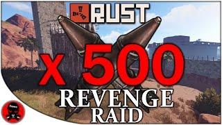 Rocket Zerging The Offline Raiders! REVENGE RAID : RUST